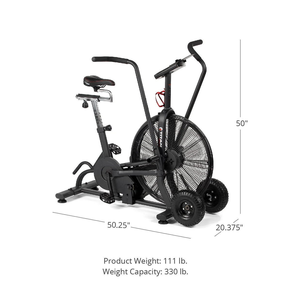Black Exercise Bike with LCD Screen A75348