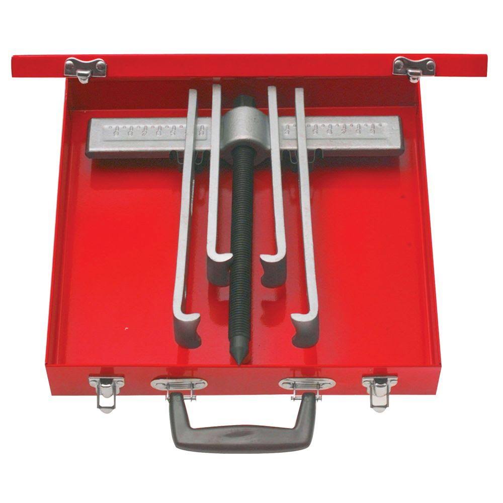 Straight Jaw Puller Set, 10 Ton, 2-Way 4 Jaws, 8 Pieces X9120