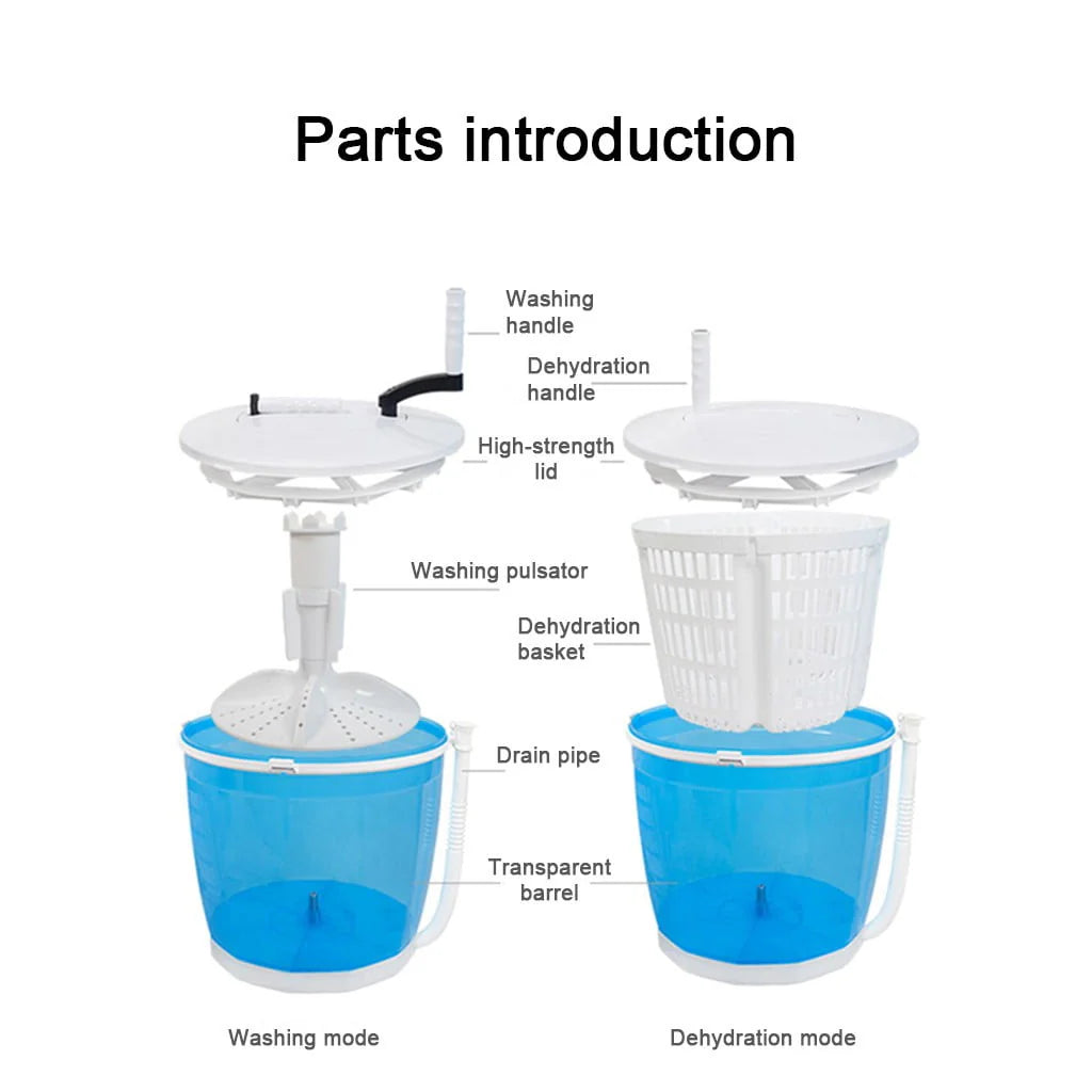 Portable Mini Manual Washer and Dryer Combination G1298