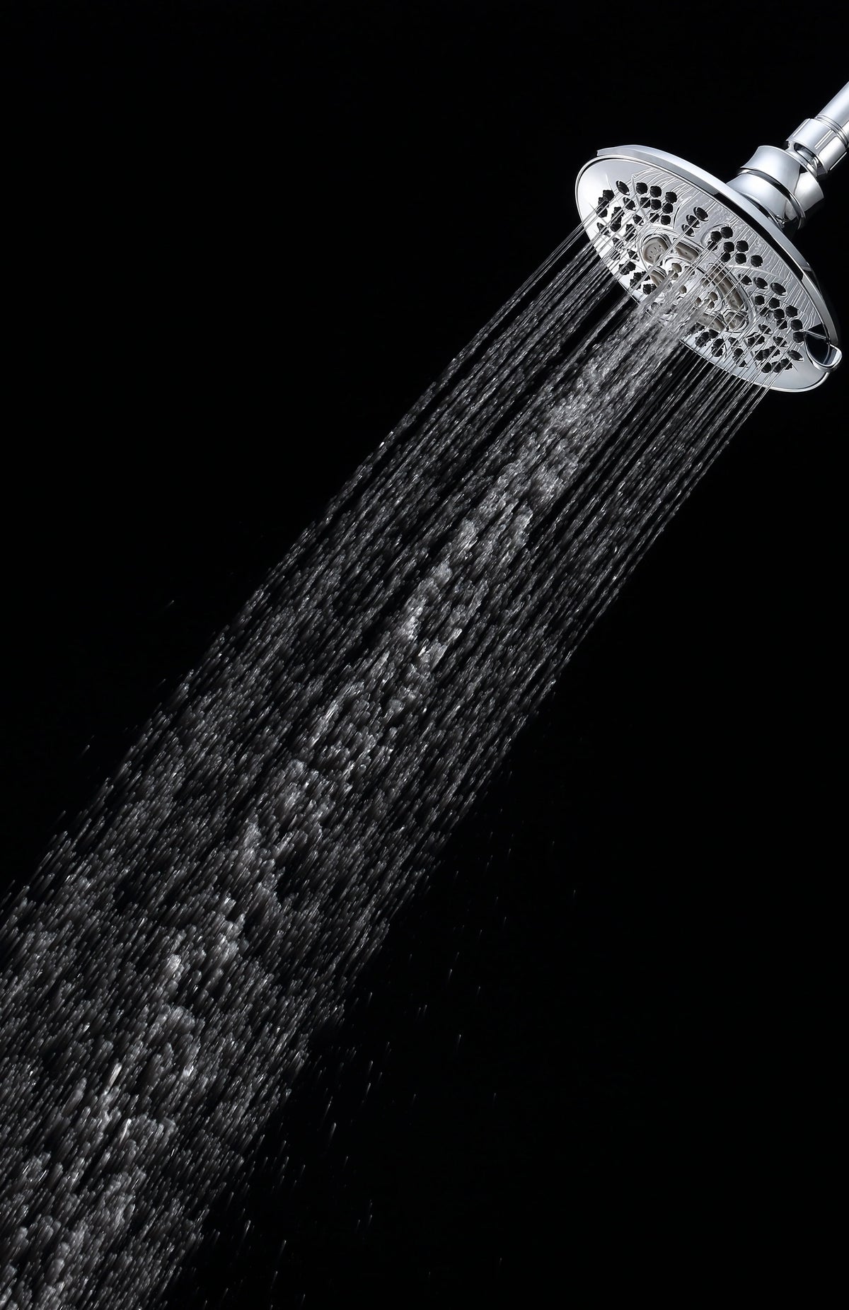 6-Setting Large Chrome Shower Head with Rub-Clean Nozzles T5160