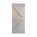 38 in x 84 in Knotty Wood Sliding Barn Door U765
