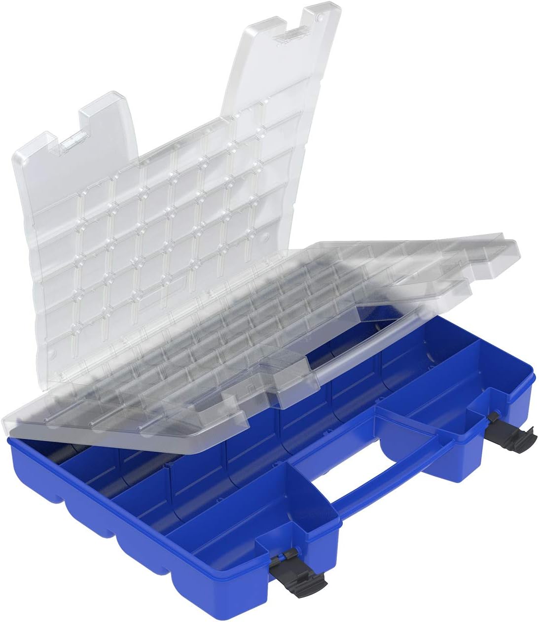 Blue Multi Compartment Portable Storage Case K8496