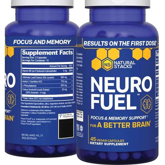 45 Capsules Nootropic Brain Supplement T50999