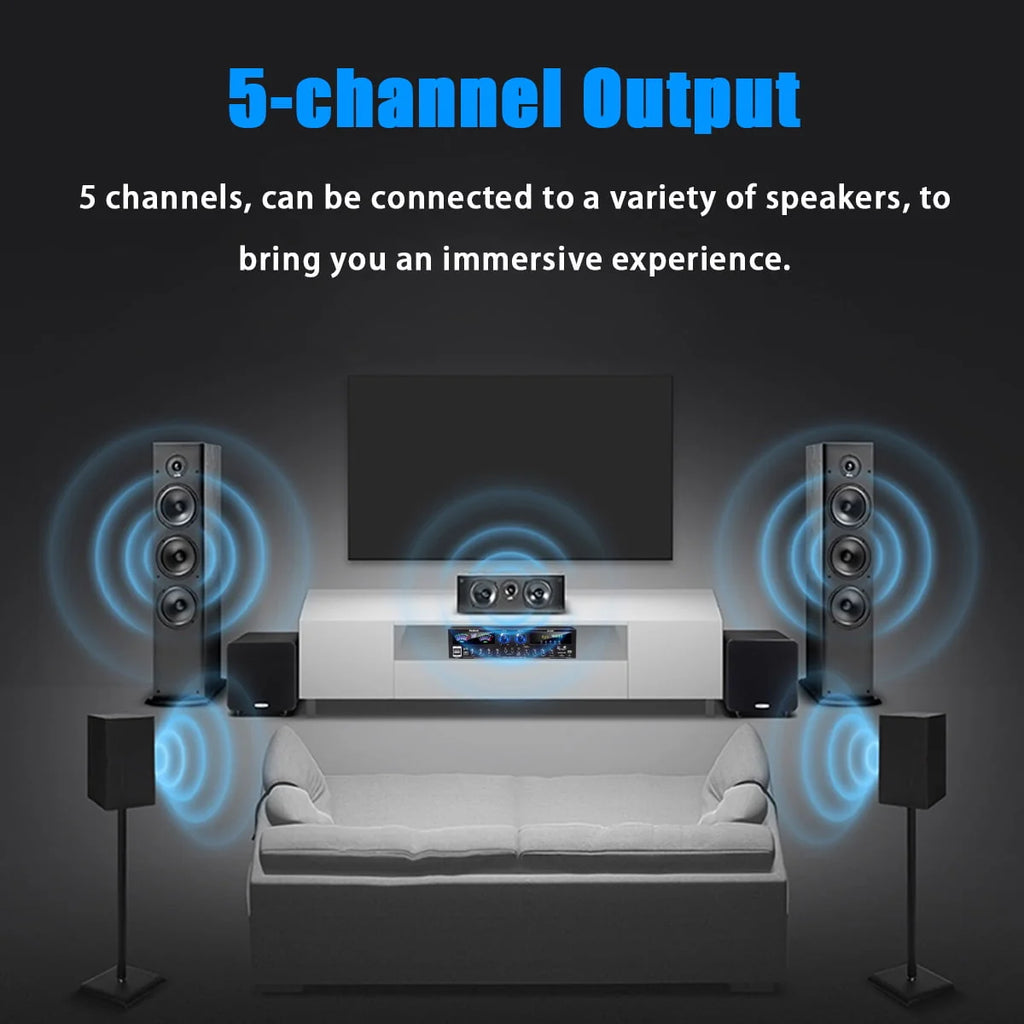 4000W Bluetooth Audio Power Amplifier J239673