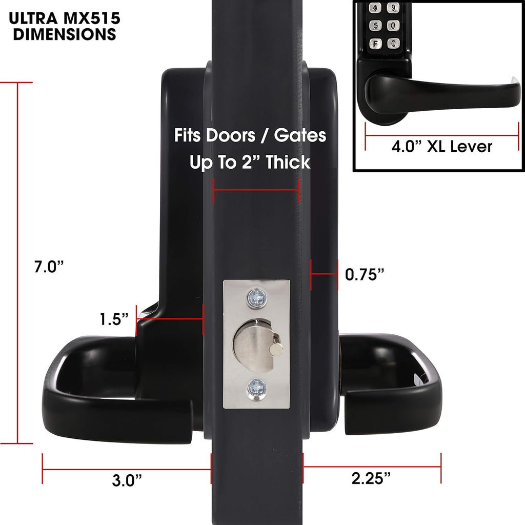 Mechanical Push Button Keypad Lock N10021