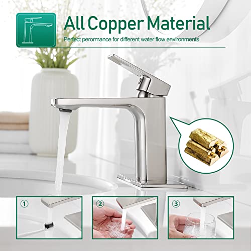 Matte Black Tall Single Handle Vessel Sink Faucet V550