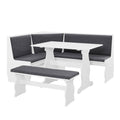 Charcoal Breakfast Nook Set K2326