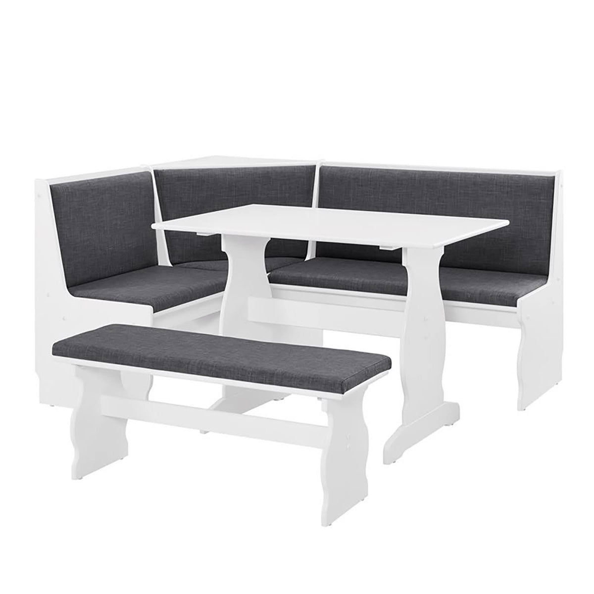 Charcoal Breakfast Nook Set K2326