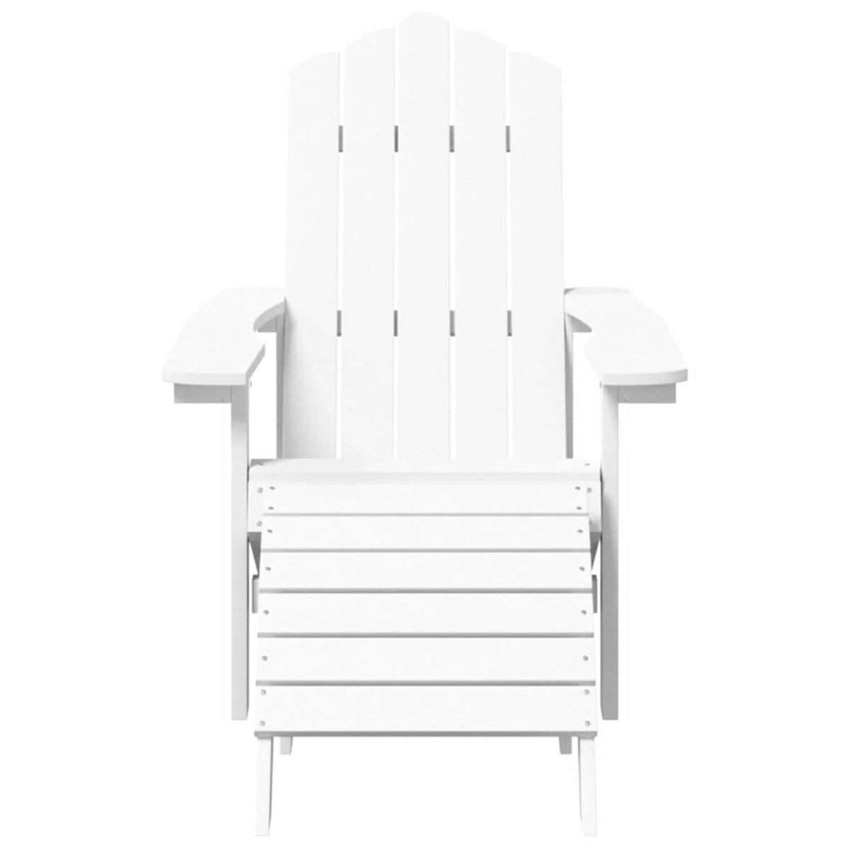HDPE Outdoor Fire Pit Chair with Footstool H711213
