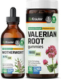 Motherwort Tincture 4 Fl. Oz. & Valerian 90 Gummies W828900