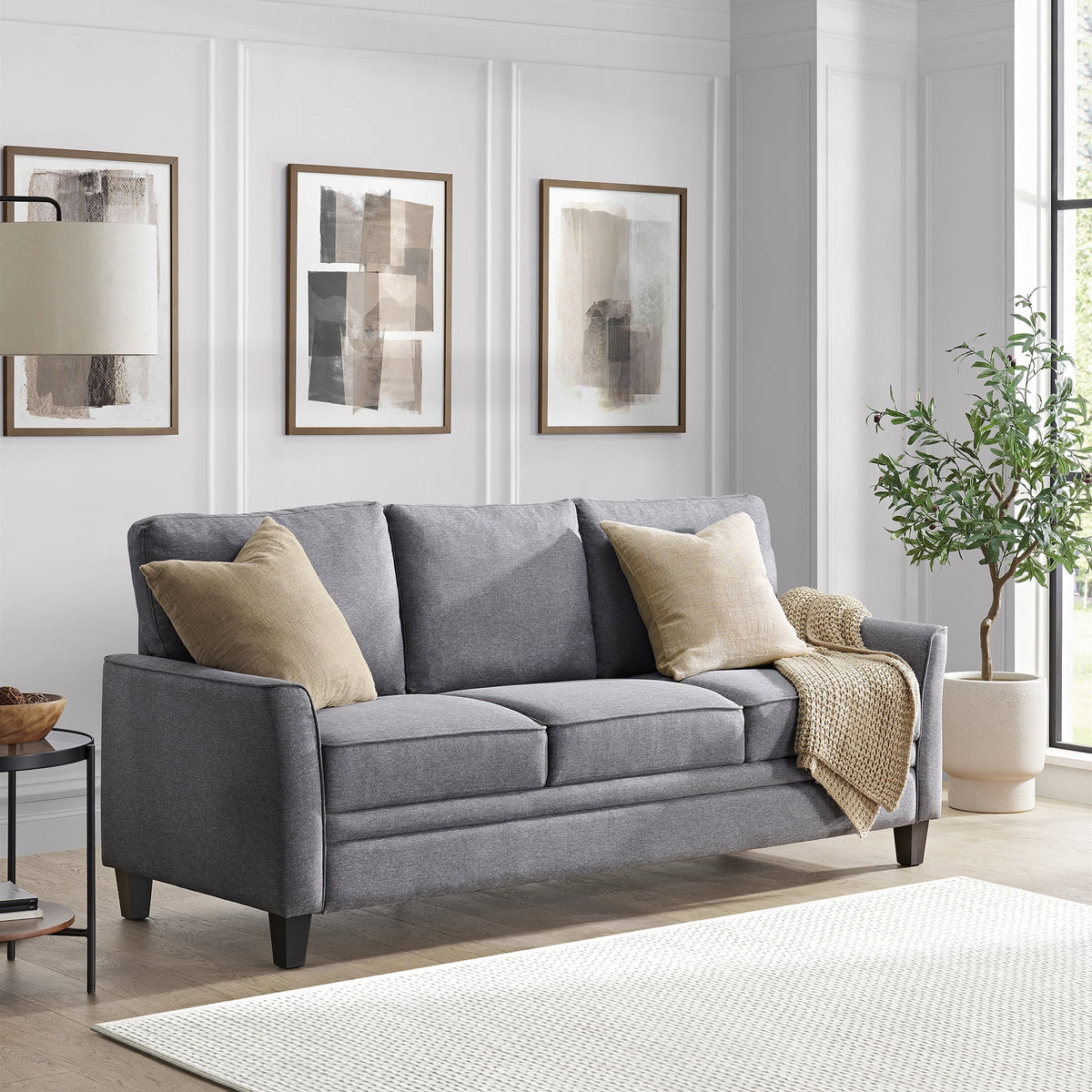 Black 3 Seat Sofa Z874387