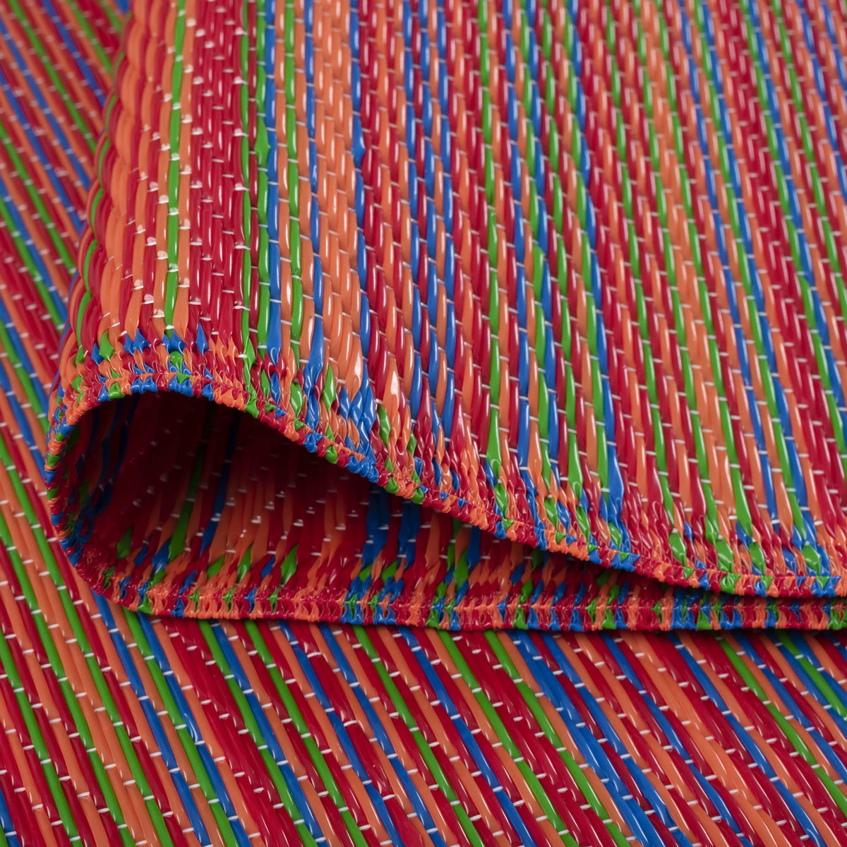 6x9 Waterproof Reversible Plastic Straw Outdoor Rug N41351