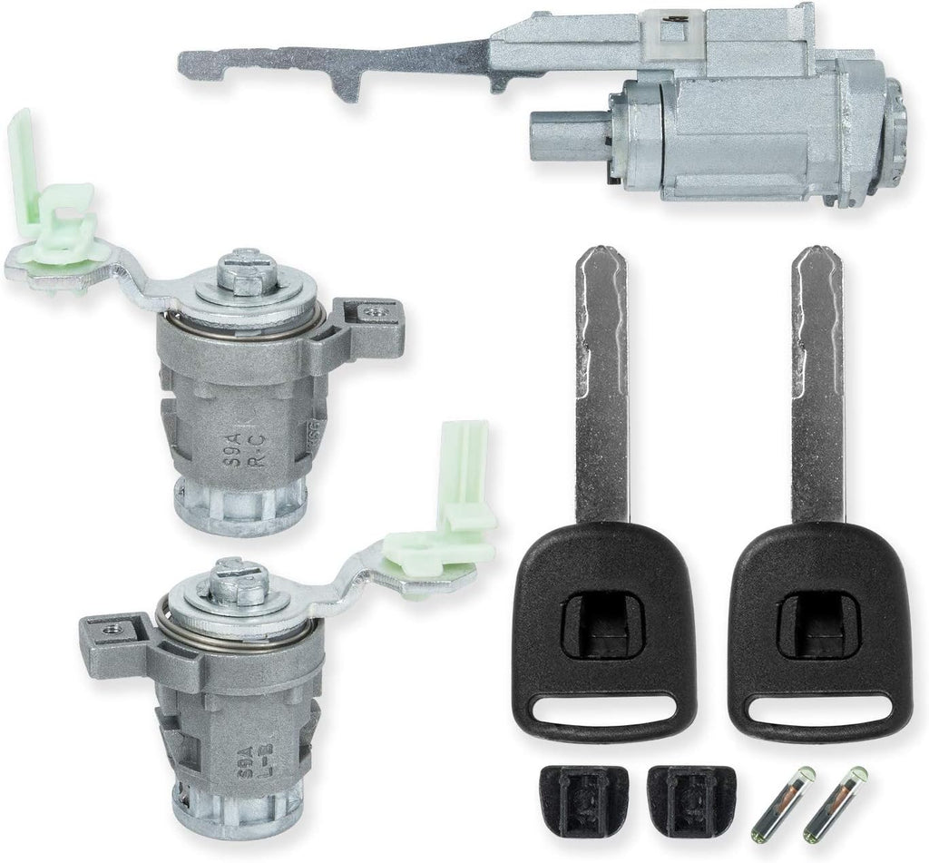 Ignition Switch Cylinder and 2 Door Lock Cylinders With 2 keys Pack of 2 I9499