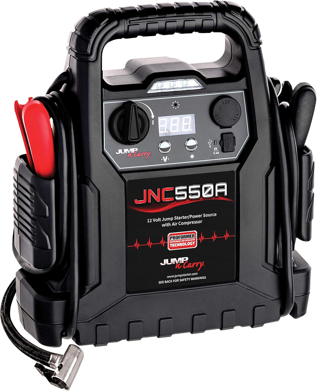 1700 Peak Amp Jump Starter with Air Compressor M2191