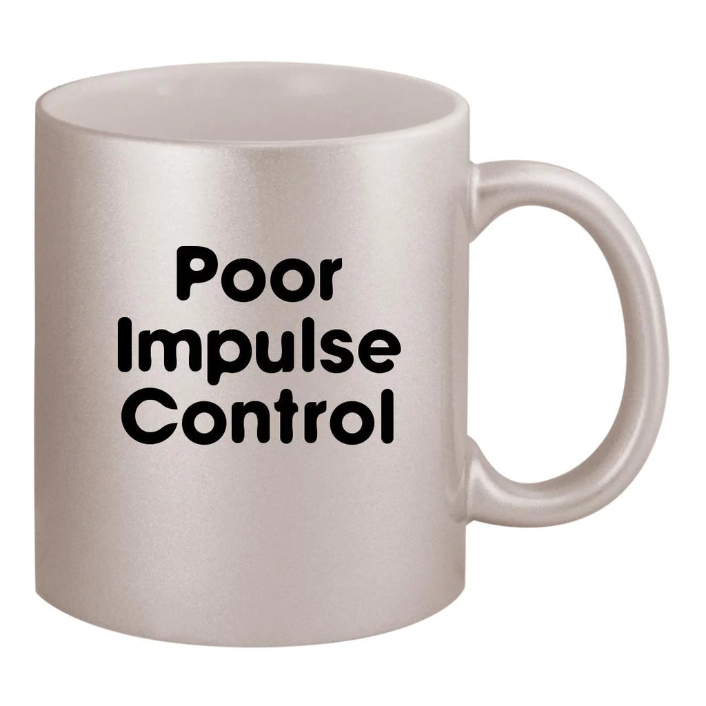 11oz Silver Coffee Mug Cup Z762