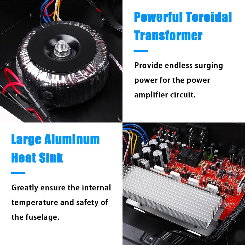 4000W Bluetooth Audio Power Amplifier J239673