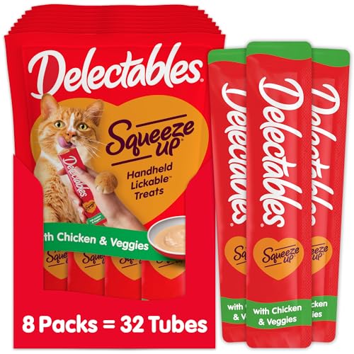 Lickable Wet Cat Treats Chicken 16 Count B260040