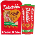 Lickable Wet Cat Treats Chicken 16 Count B260040