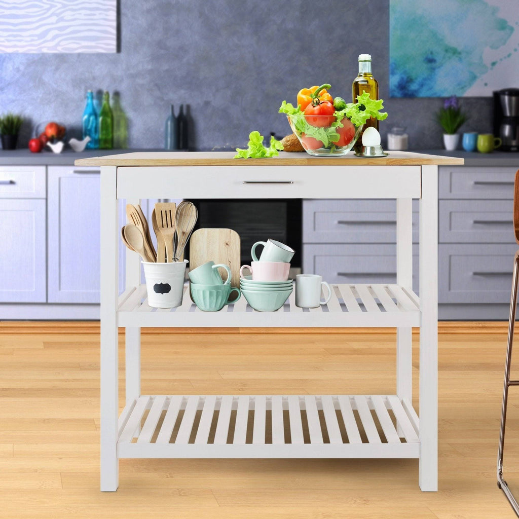 Solid Wood Kitchen Island S9478