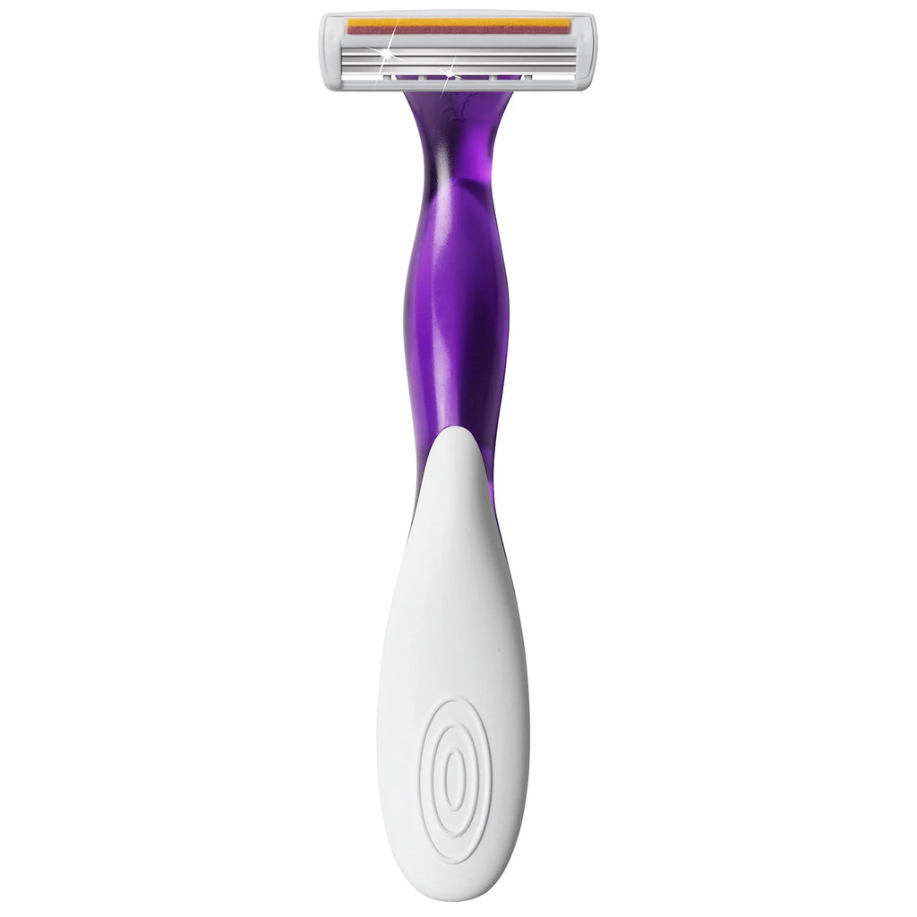 Scented Women's Disposable Razor, 3 Blade, 4 Pack Q2201