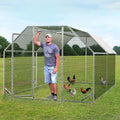 Large Metal Walk in Chicken Coop P88941