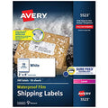 Waterproof Shipping Labels, 2 inch x 4 inch, 500 White Laser Labels B924