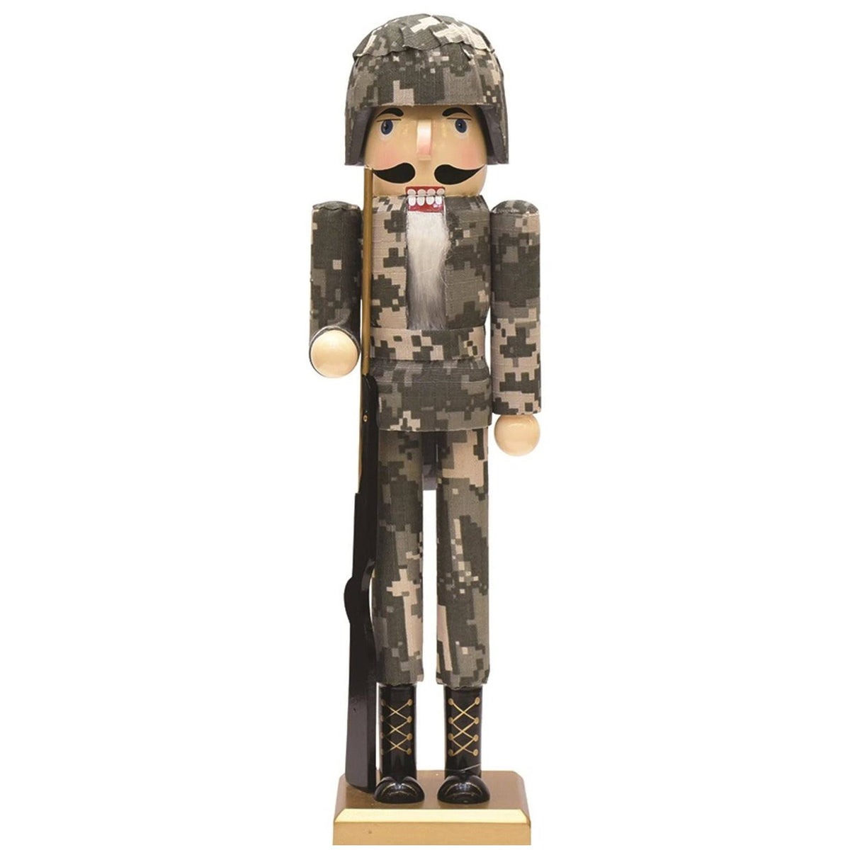 15" Wooden Christmas Nutcracker L409026