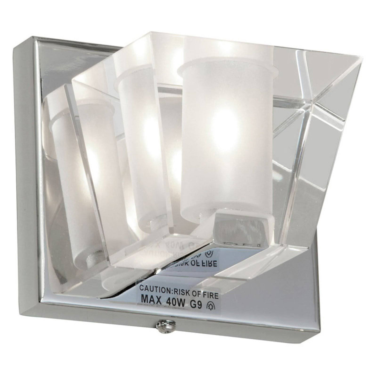 1 Light Sconce with Optical Crystal Shade U88902