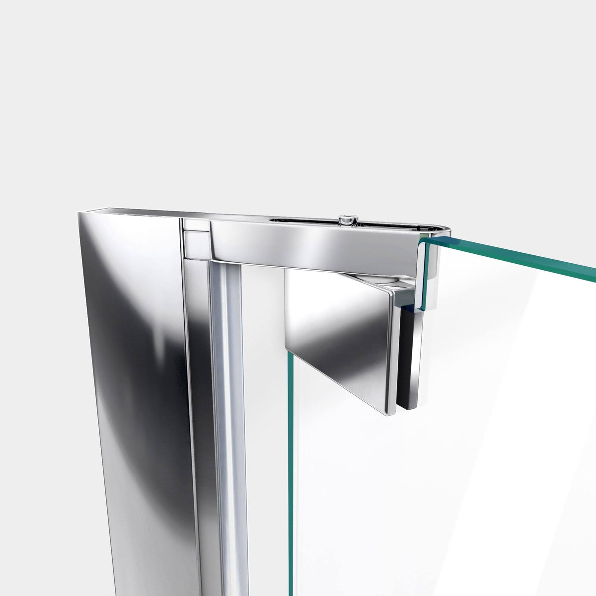 Frameless Pivot Shower Door, Chrome S30297