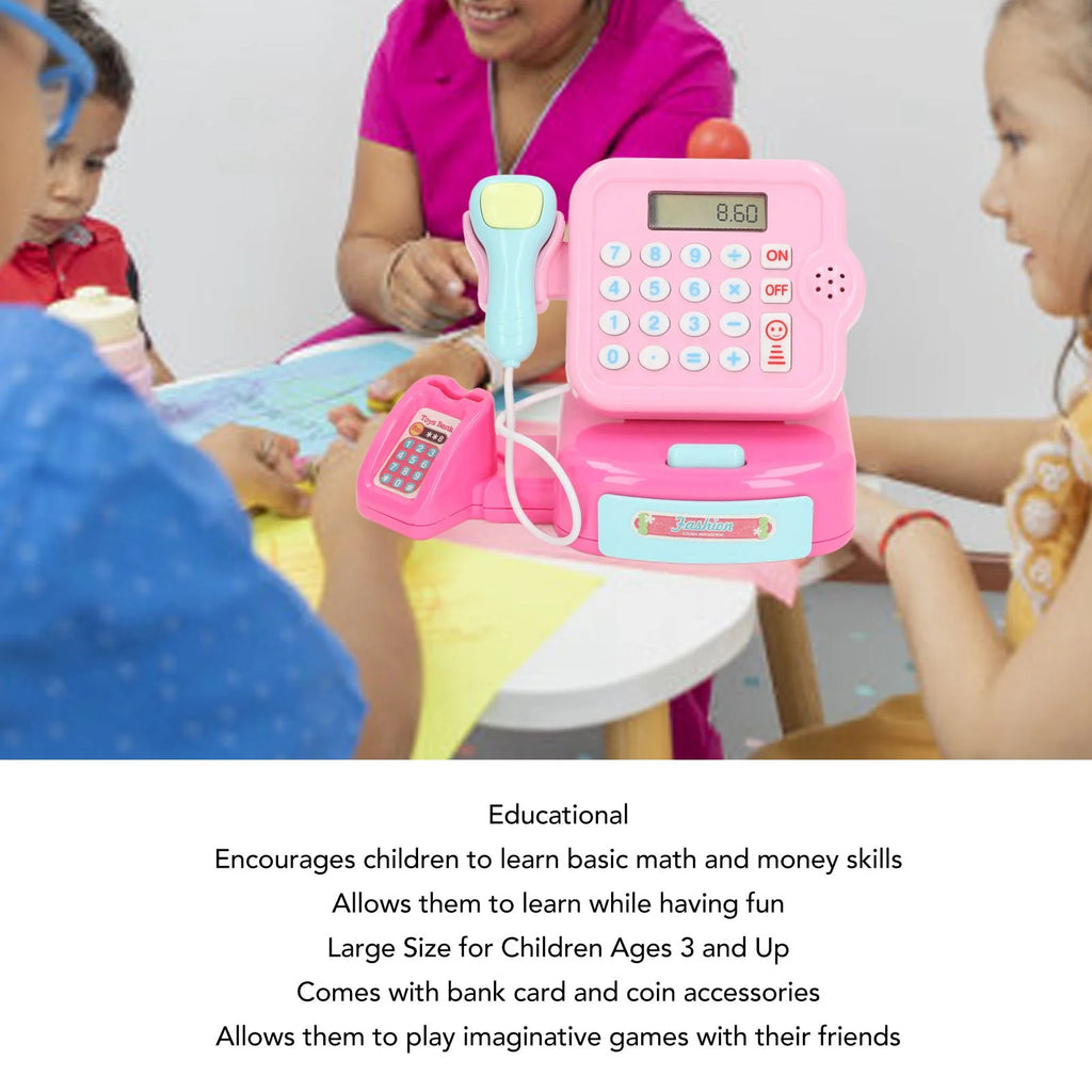 Cash Register Toy Electronic Pretend Play J3274