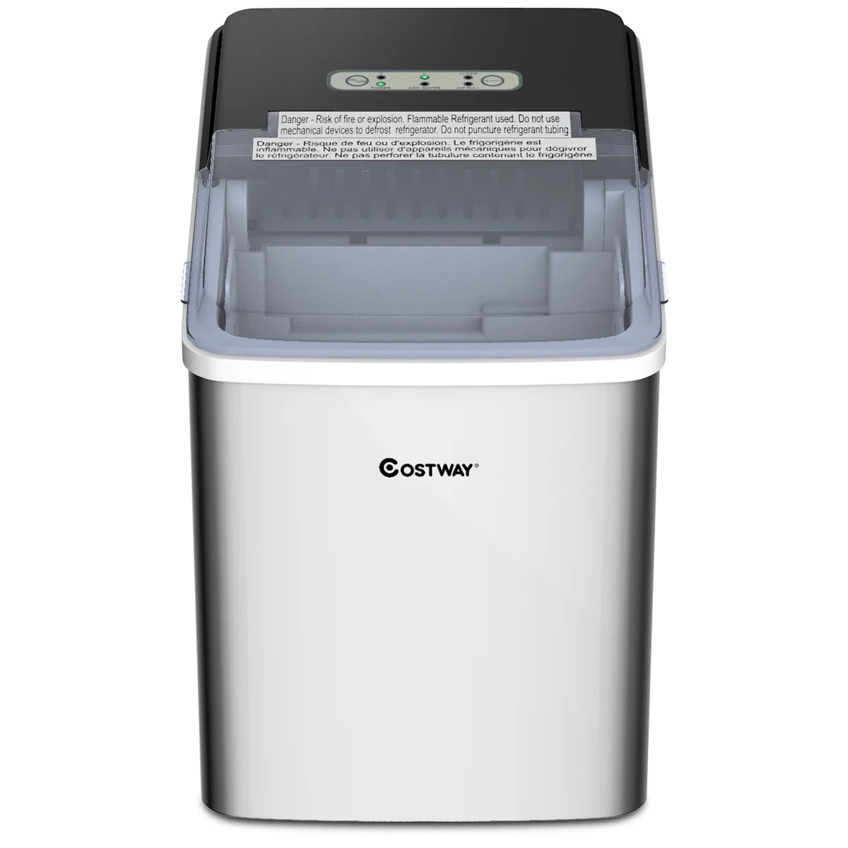 Stainless Steel Countertop Ice Maker with Scoop M472