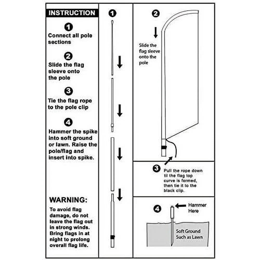 PHILLY CHEESESTEAK 15 Ft Tall Windless Swooper Flag Feather Banner Sign Kit L1428