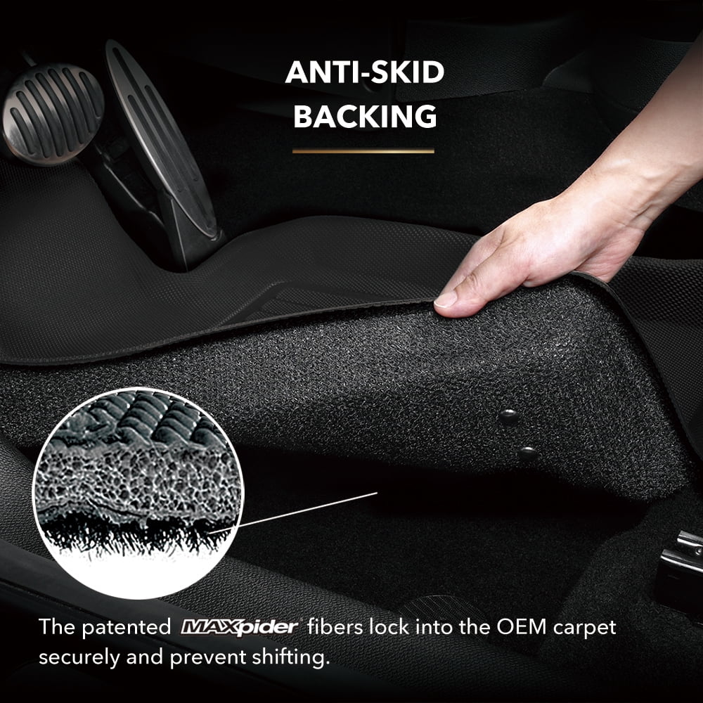 3D MAXpider KAGU Floor Mat (BLACK) Front Row Y8373