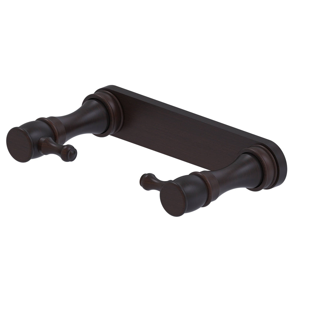 Polished Nickel Rollerless Toilet Tissue Holder Q31616
